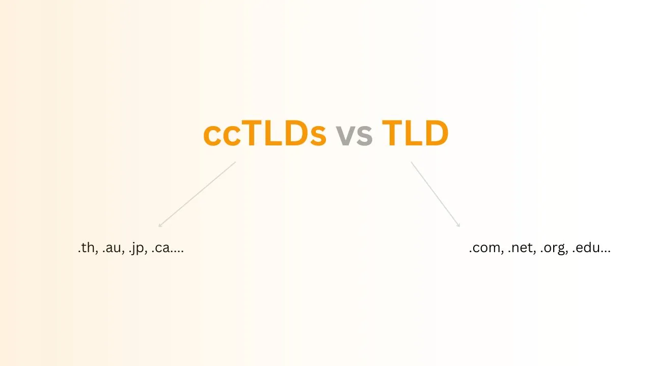 ccTLD และ TLD คืออะไร ต่างกันอย่างไร ตัวไหนเหมาะสำหรับจดโดเมนเนม?