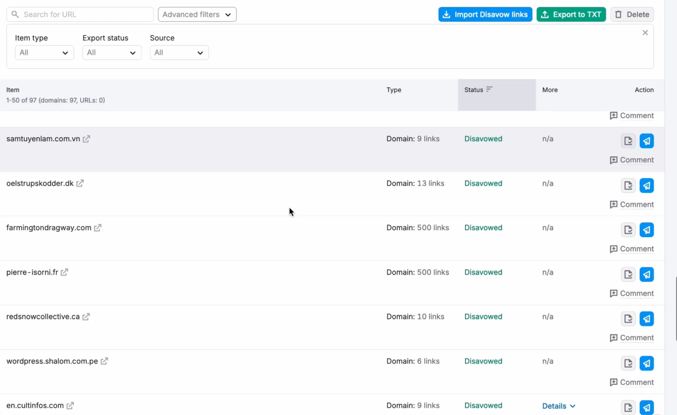 วิธี Disavow สแปม Links ด้วย Backlink Audit Tool จาก Semrush